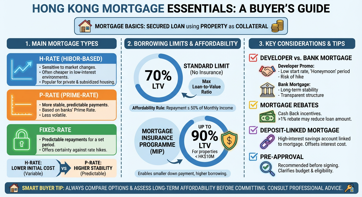 Hong Kong Mortgage Guide H-Rate, P-Rate, Fixed Rate and Mortgage Insurance